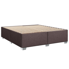 vidaXL sötétbarna szövet ágykeret 200x200 cm (3284502) ágy és ágykellék