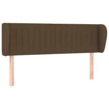 vidaXL sötétbarna szövet fejtámla 147x23x78/88 cm (3117383) ágy és ágykellék