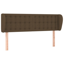 vidaXL sötétbarna szövet fejtámla 147x23x78/88 cm (3117579) ágy és ágykellék