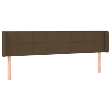 vidaXL sötétbarna szövet fejtámla 183x16x78/88 cm (3118785) ágy és ágykellék