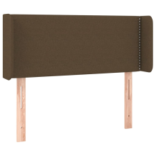 vidaXL sötétbarna szövet fejtámla 93x16x78/88 cm (3118613) ágy és ágykellék