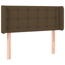 vidaXL sötétbarna szövet fejtámla 93x16x78/88 cm  (3119187) ágy és ágykellék