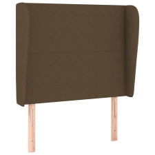 vidaXL sötétbarna szövet fejtámla szárnyakkal 103 x 23 x 118/128 cm (3117669) ágy és ágykellék