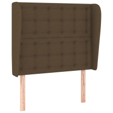 vidaXL sötétbarna szövet fejtámla szárnyakkal 103 x 23 x 118/128 cm (3118383) ágy és ágykellék