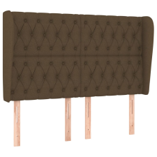 vidaXL sötétbarna szövet fejtámla szárnyakkal 147 x 23 x 118/128 cm (3118293) ágy és ágykellék