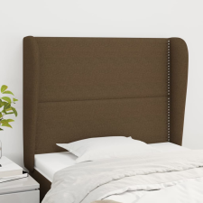 vidaXL sötétbarna szövet fejtámla szárnyakkal 83 x 23 x 118/128 cm ágy és ágykellék