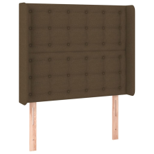 vidaXL sötétbarna szövet fejtámla szárnyakkal 83x16x118/128 cm (3119991) ágy és ágykellék