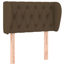 vidaXL sötétbarna szövet fejtámla szárnyakkal 83x23x78/88 cm (3117457) ágy és ágykellék