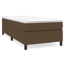 vidaXL sötétbarna szövet rugós ágykeret 80 x 200 cm (3120817) ágy és ágykellék