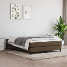 vidaXL Sötétbarna szövet zsebrugós ágymatrac 140x200x20 cm ágy és ágykellék
