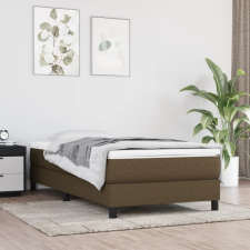 vidaXL Sötétbarna szövet zsebrugós ágymatrac 90 x 200 x 20 cm ágy és ágykellék
