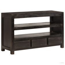 vidaXL Sötétbarna tömör akácfa TV-szekrény 90 x 30 x 55 cm bútor