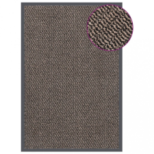 vidaXL sötétbarna tűzött lábtörlő 80 x 120 cm lakástextília
