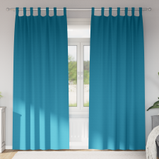 vidaXL Sötétítő függönyök 2 pcs Türkiz 225 x 140 cm Poliészter lakástextília