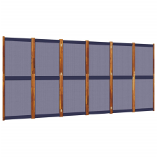 vidaXL sötétkék 6 paneles térelválasztó 420 x 180 cm (4003362) bútor