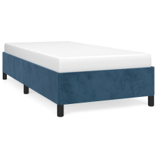 vidaXL sötétkék bársony ágykeret 90x190 cm (347298) ágy és ágykellék