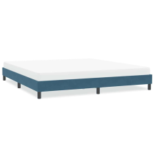 vidaXL sötétkék bársony ágykeret matrac nélkül 200x210 cm ágy és ágykellék