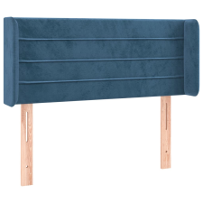 vidaXL sötétkék bársony fejtámla 103x16x78/88 cm ágy és ágykellék