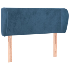 vidaXL sötétkék bársony fejtámla 103x23x78/88 cm ágy és ágykellék