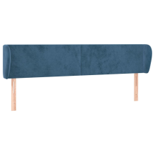 vidaXL sötétkék bársony fejtámla 183x23x78/88 cm (3116928) ágy és ágykellék