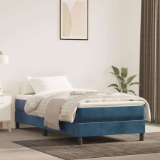 vidaXL sötétkék bársony zsebrugós ágymatrac 80x210x20 cm ágy és ágykellék
