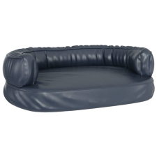 vidaXL sötétkék ergonomikus műbőr kutyaágy 60 x 42 cm (171313) szállítóbox, fekhely kutyáknak