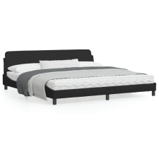 vidaXL sötéts szövet ágykeret fejtámlával 200x200 cm ágy és ágykellék