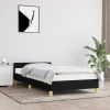 vidaXL Sötéts szövet ágykeret fejtámlával 80 x 200 cm