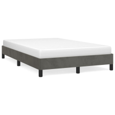 vidaXL sötétszürke bársony ágykeret 120 x 200 cm (346965) ágy és ágykellék