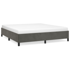vidaXL sötétszürke bársony ágykeret 180 x 200 cm (347337) ágy és ágykellék