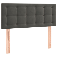 vidaXL sötétszürke bársony fejtámla 100x5x78/88 cm (346451) ágy és ágykellék