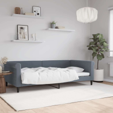 vidaXL sötétszürke bársony kanapéágy keret 100 x 200 cm ágy és ágykellék