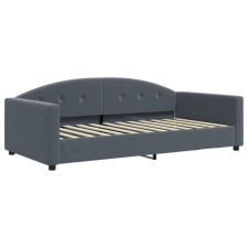 vidaXL sötétszürke bársony kanapéágy keret 100 x 200 cm (354144) ágy és ágykellék