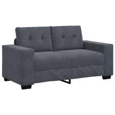 vidaXL sötétszürke bársony loveseat kanapé 120 cm (4105111) bútor
