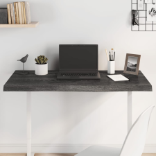 vidaXL sötétszürke kezelt tömör tölgyfa asztallap 100x50x4 cm bútor