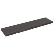 vidaXL sötétszürke kezelt tömör tölgyfa asztallap 160x40x6 cm (3156447) bútor