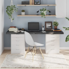 vidaXL Sötétszürke kezelt tömör tölgyfa asztallap 180x60x6 cm bútor