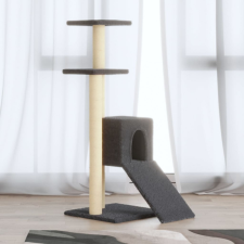 vidaXL sötétszürke macskabútor szizál kaparófákkal 92 cm macskafelszerelés