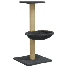 vidaXL sötétszürke macskabútor szizál kaparófával 74 cm (171590) macskafelszerelés