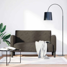 vidaXL sötétszürke műbőr Loveseat kanapé 110 cm bútor