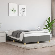 vidaXL sötétszürke szövet ágykeret 140 x 190 cm ágy és ágykellék
