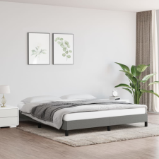 vidaXL sötétszürke szövet ágykeret 160x200 cm ágy és ágykellék