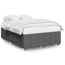 vidaXL sötétszürke szövet ágykeret matrac nélkül 140 x 190 cm (3284833) ágy és ágykellék