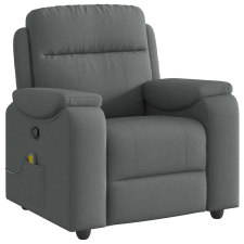 vidaXL sötétszürke szövet dönthető masszázsfotel (4015691) masszázsfotel