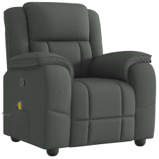 vidaXL sötétszürke szövet dönthető masszázsfotel (4015711) masszázsfotel