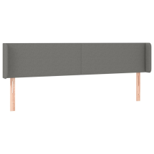 vidaXL sötétszürke szövet fejtámla szárnyakkal 183x16x78/88 cm (3118503) ágy és ágykellék