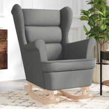 vidaXL sötétszürke szövet hintaszék 74 x 90 x 102 cm bútor