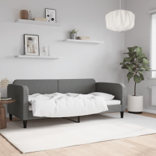 vidaXL sötétszürke szövet kanapéágy 90 x 190 cm ágy és ágykellék