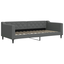 vidaXL sötétszürke szövet kanapéágy 90 x 200 cm (354162) ágy és ágykellék