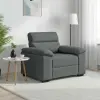 vidaXL sötétszürke szövet kanapéfotel 100x81x84 cm